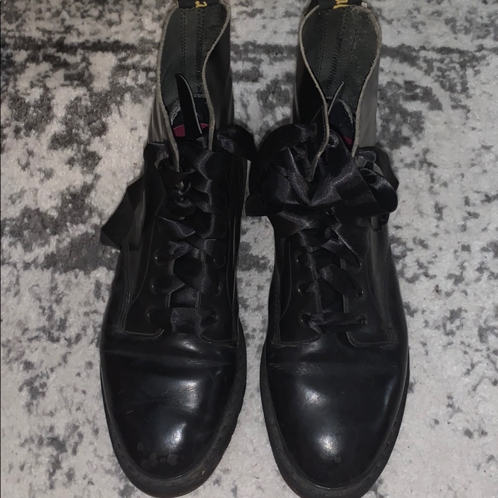 Vintage Dr. Martens with Ribbon Laces